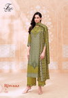 Riwaaz By T&M Ho Silk Printed Dress Material Suppliers In India
